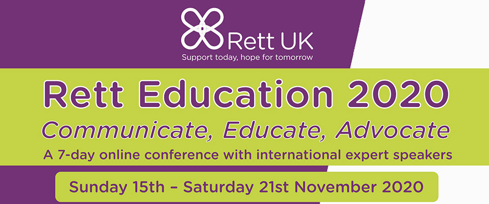 Conferencia virtual gratuita de Rett UK
